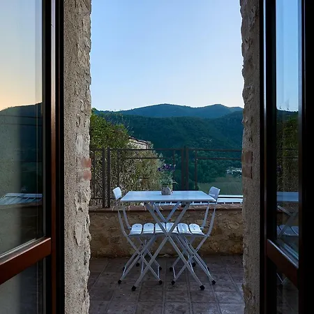 Castrum A Spoleto, Umbria Çiftlik konaklama Strettura